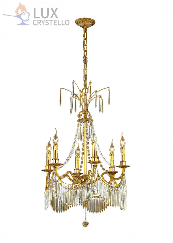 french style Brass chandeliers manufacturer-MD1614-6