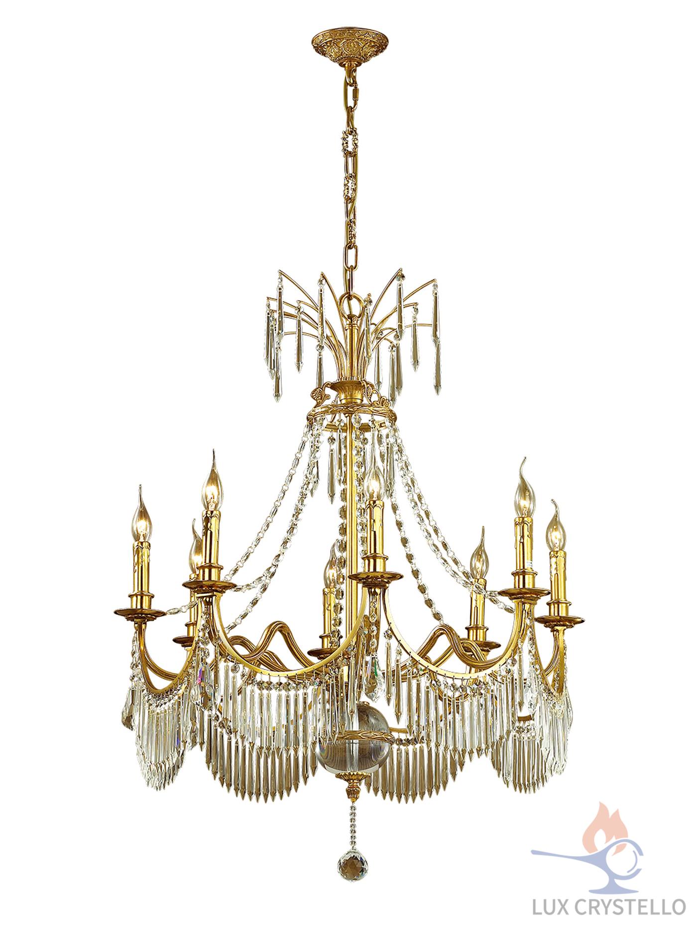 french style Brass chandeliers manufacturer-MD1614-8