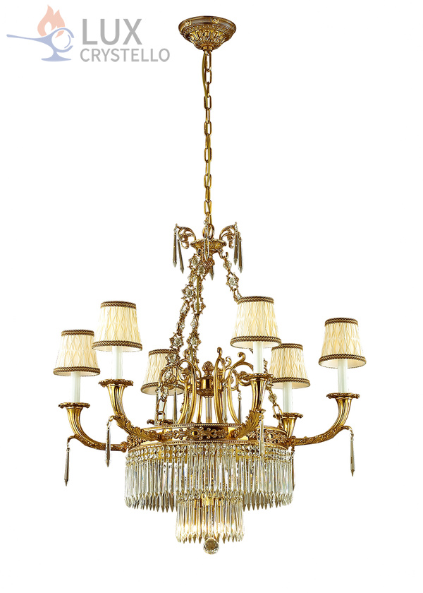 french style Brass chandeliers manufacturer-MD1635-6+3