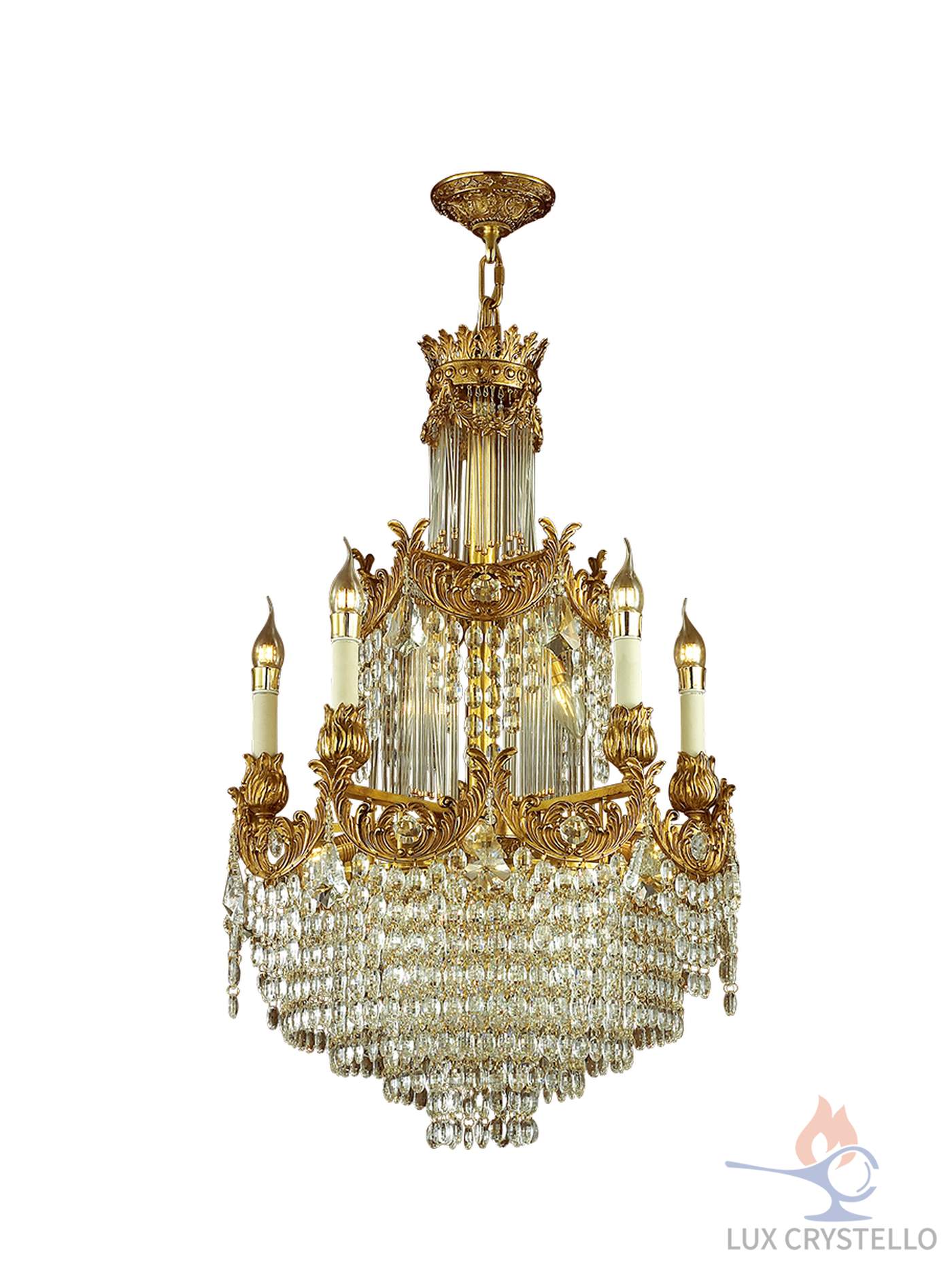 french style Brass chandeliers manufacturer-MD1636-5+5+2+1