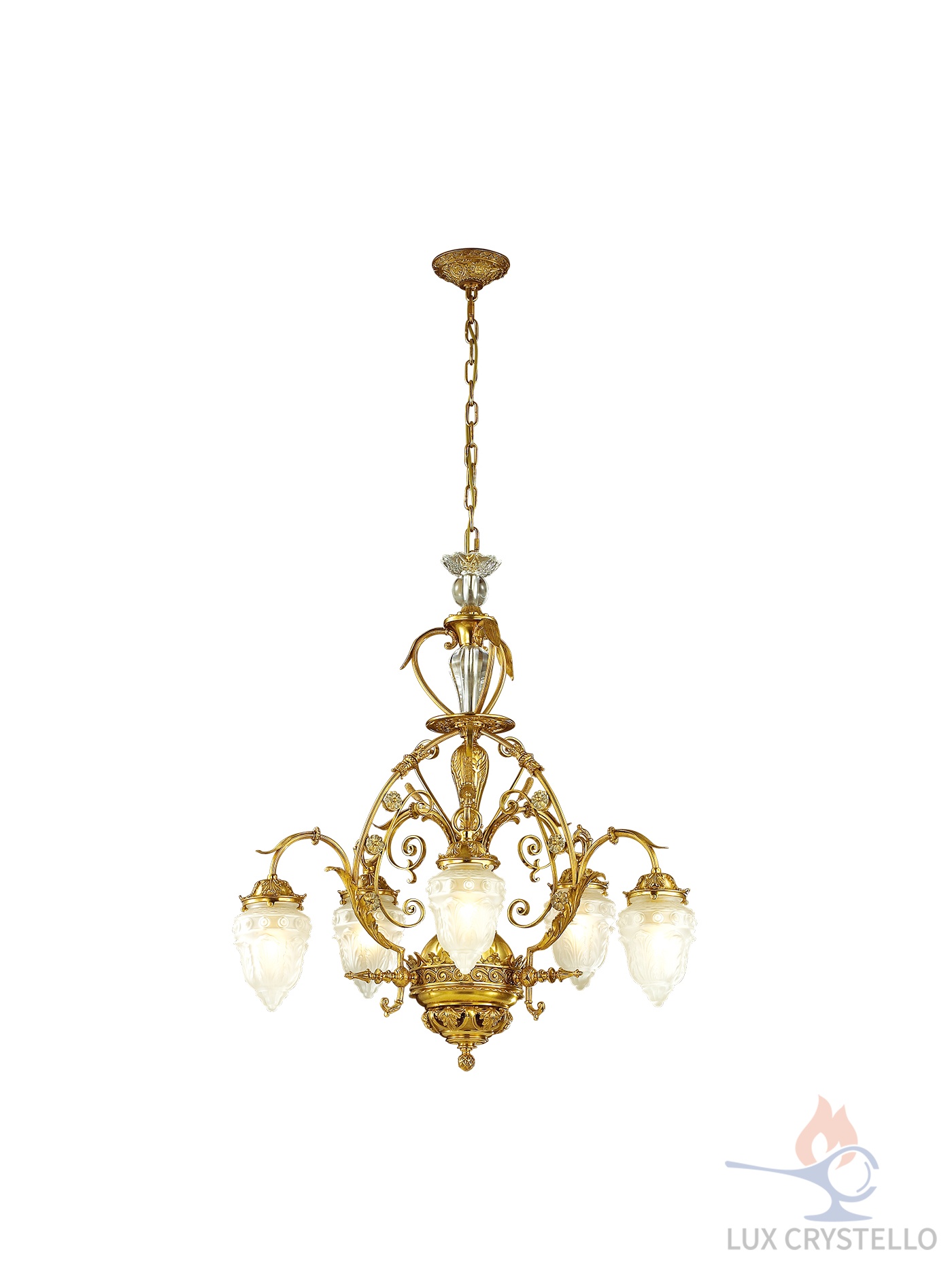 french style Brass chandeliers manufacturer-MD1643-3+3
