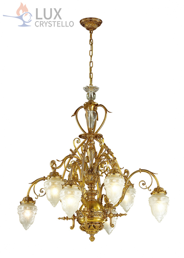 french style Brass chandeliers manufacturer-MD1643-4+4