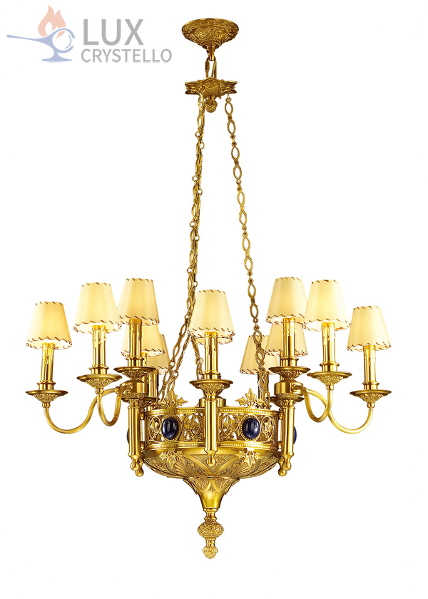 french style Brass chandeliers manufacturer-MD1651-6+6