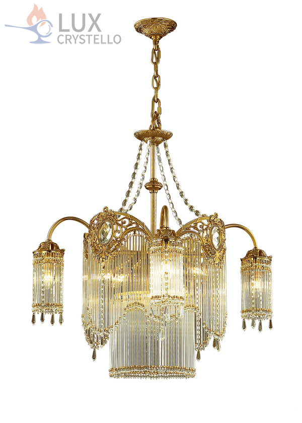 french style Brass chandeliers manufacturer-MD1654-4+4+1