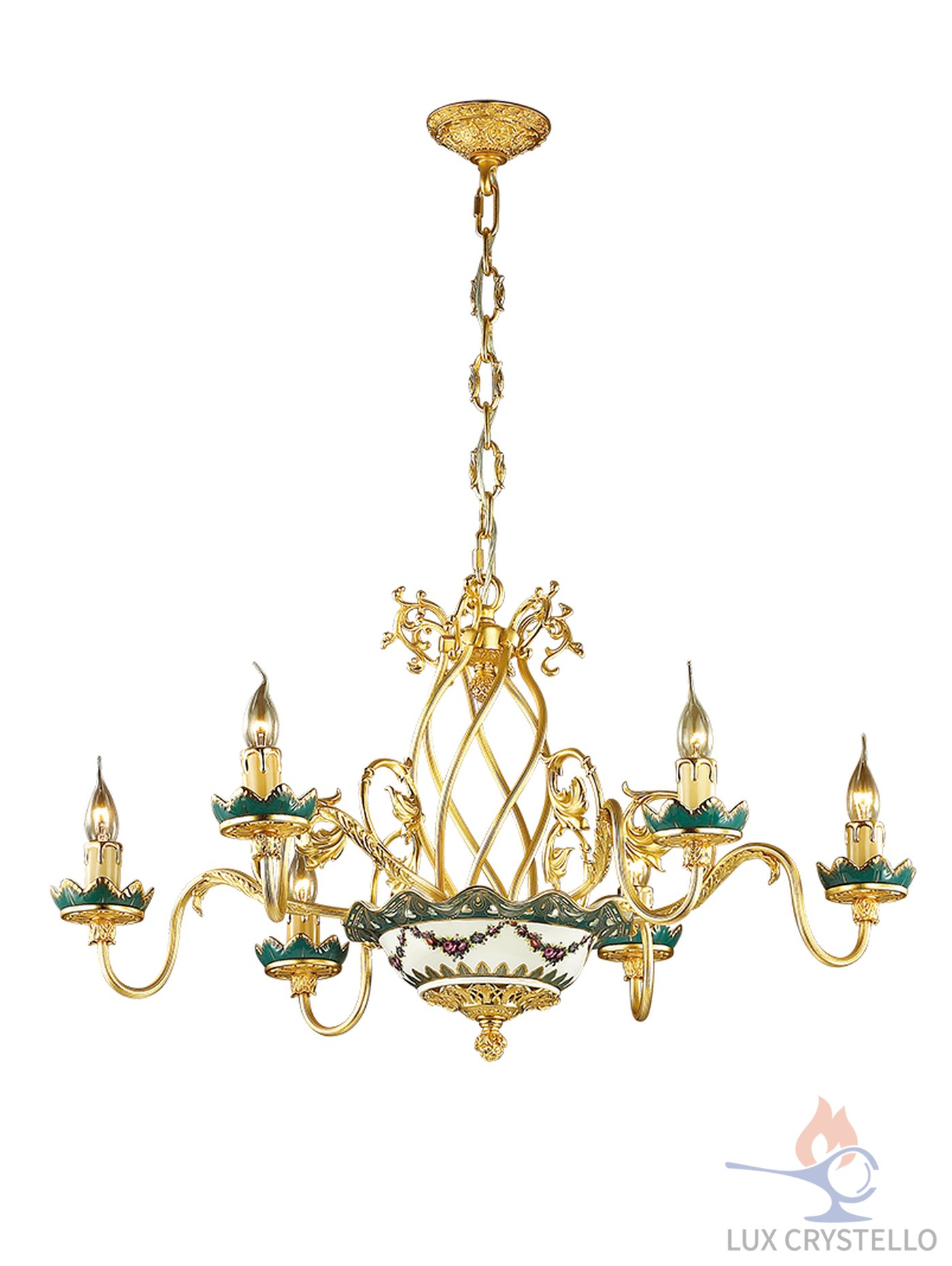 french style Brass chandeliers manufacturer-MD1659-6
