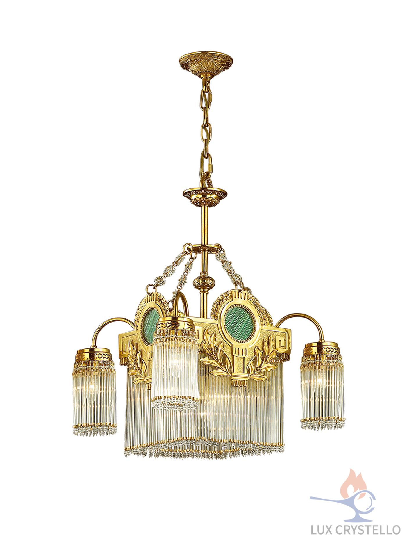 french style Brass chandeliers manufacturer-MD1663-4+1A