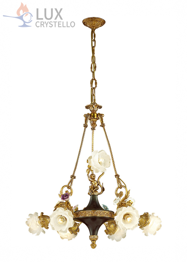 french style Brass chandeliers manufacturer-MD1670-6+1 french style Brass chandeliers manufacturer-MD1670-6+1