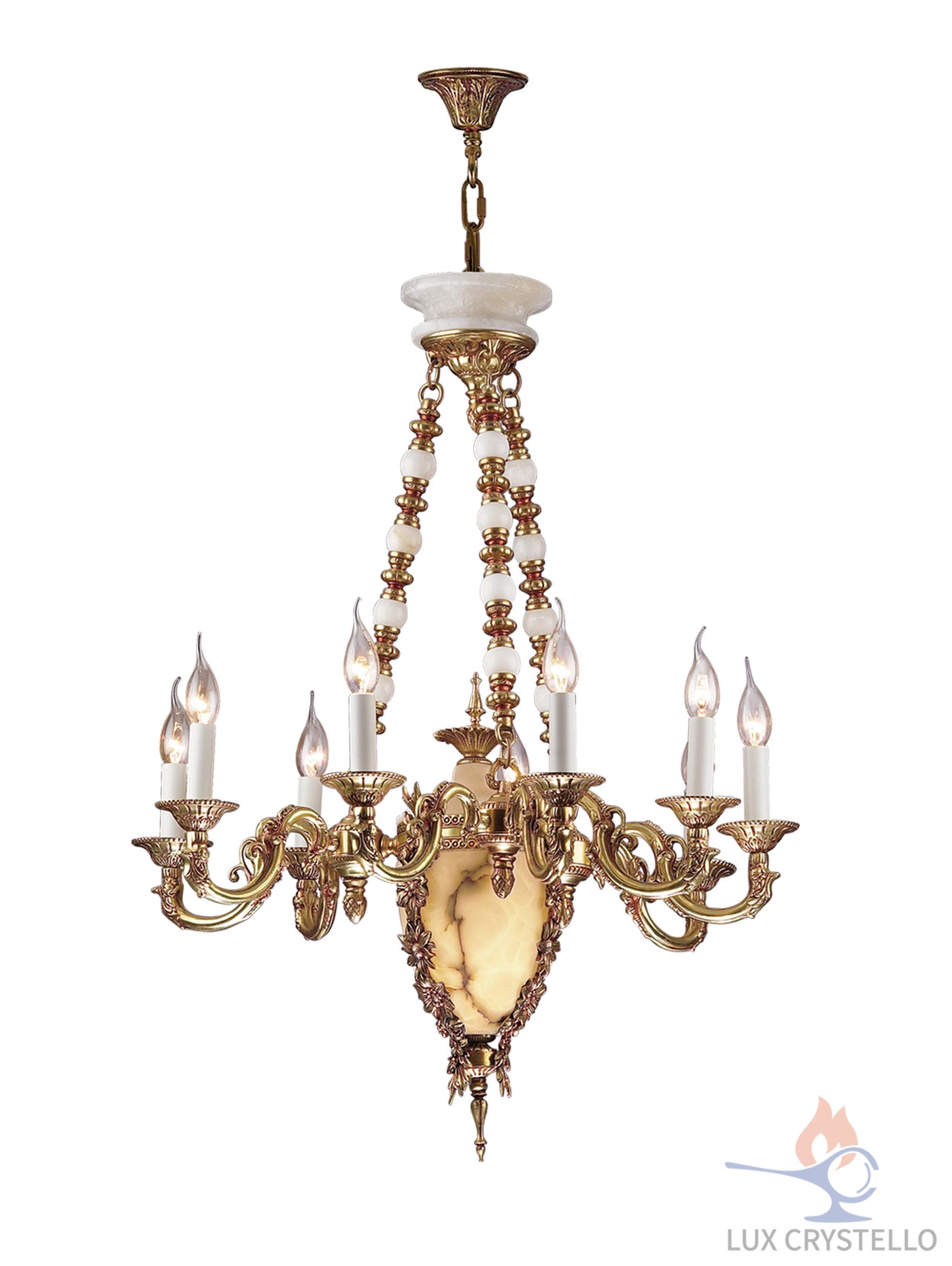 french style Brass chandeliers manufacturer-MD4104-9+1
