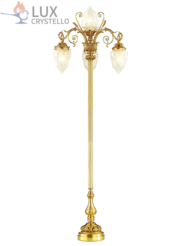 french style Brass floor lamps manufacturer-ML1643-3+1