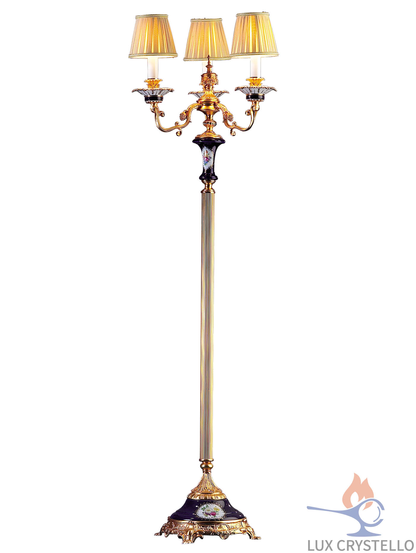 french style Brass floor lamps manufacturer-ML724-3