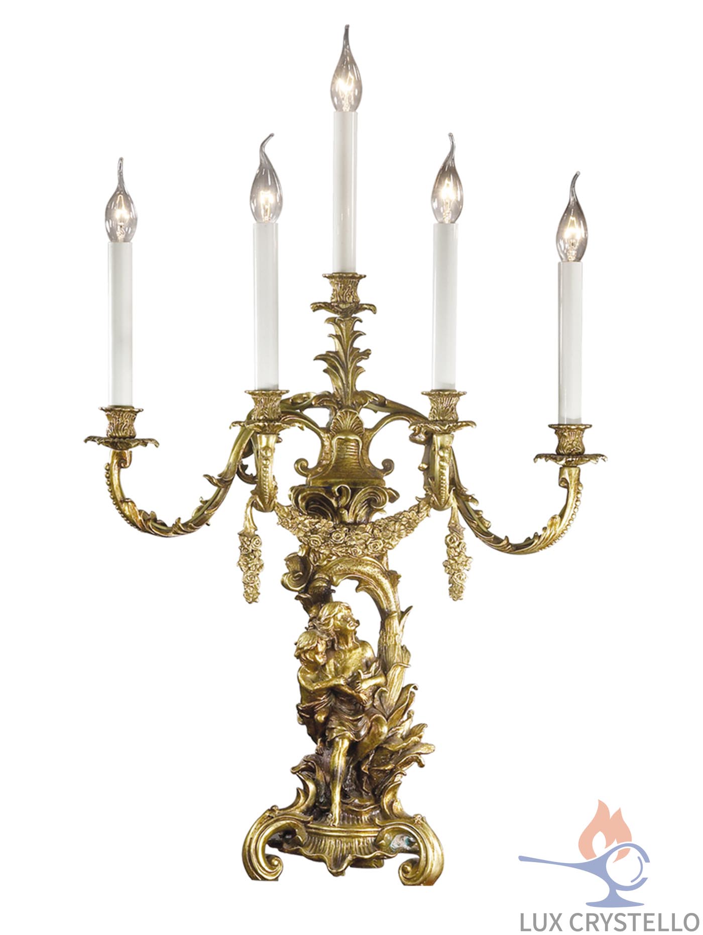 french style Brass table lamps manufacturer-MT0744-5