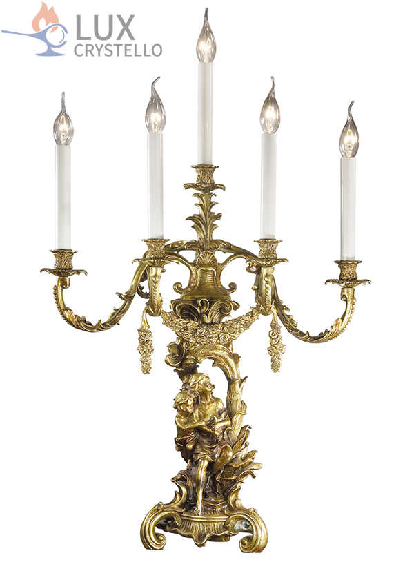 french style Brass table lamps manufacturer-MT0744-5
