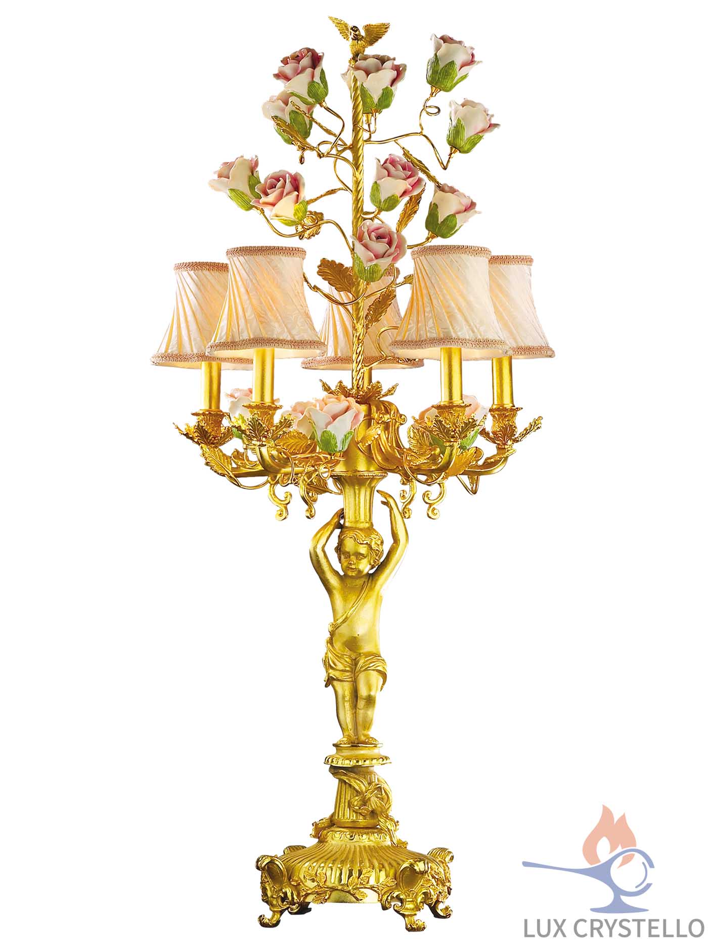french style Brass table lamps manufacturer-MT0804-5