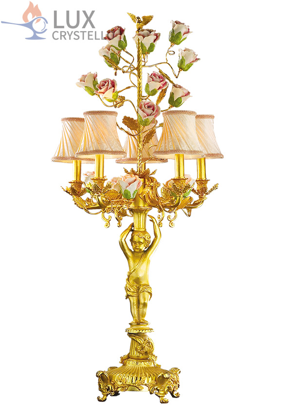 french style Brass table lamps manufacturer-MT0804-5