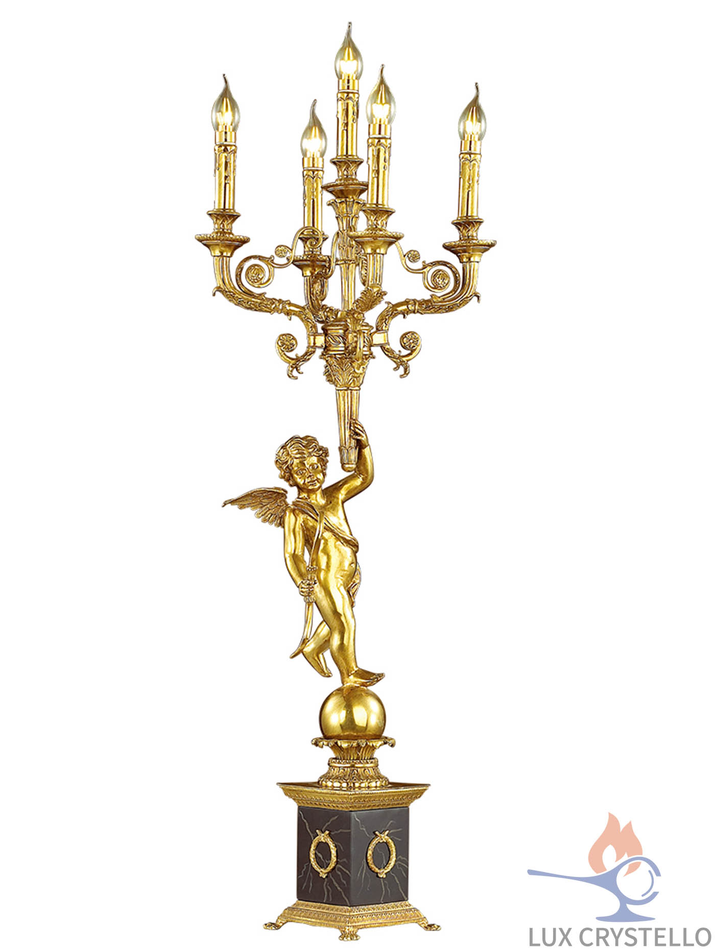 french style Brass table lamps manufacturer-MT1317-4+1