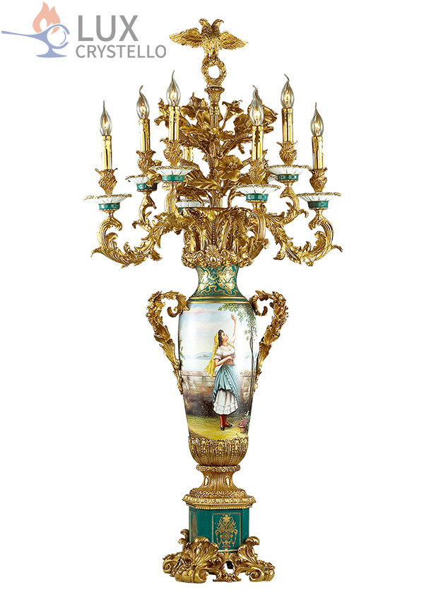 french style Brass table lamps manufacturer-MT1468-8