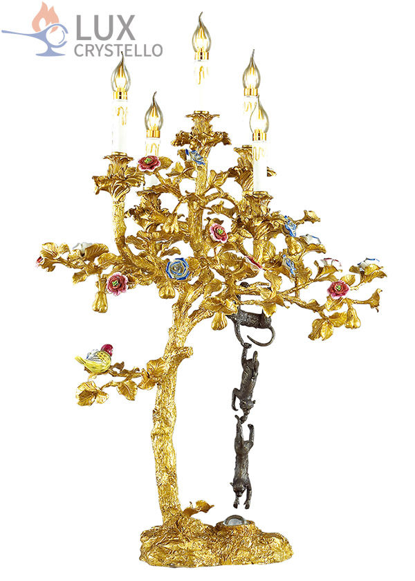 french style Brass table lamps manufacturer-MT1506-5