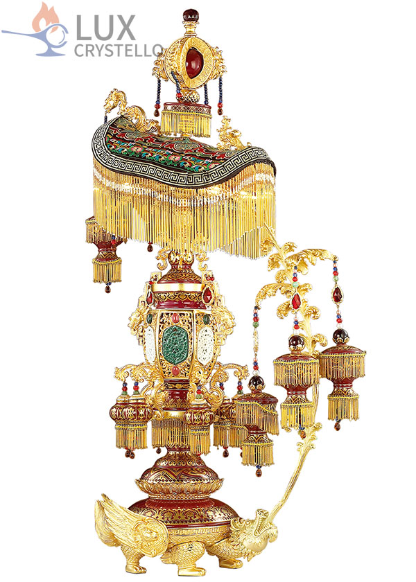 french style Brass table lamps manufacturer-MT1508-3