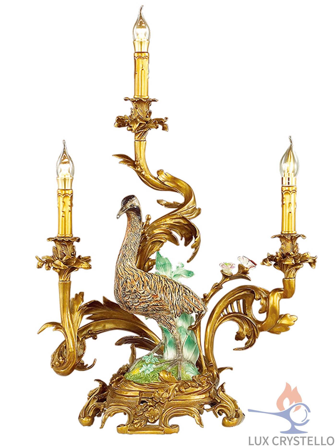 french style Brass table lamps manufacturer-MT1523-3B