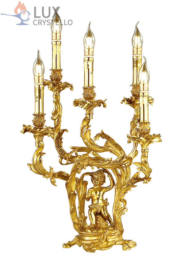 french style Brass table lamps manufacturer-MT1535-5A french style Brass table lamps manufacturer-MT1535-5A