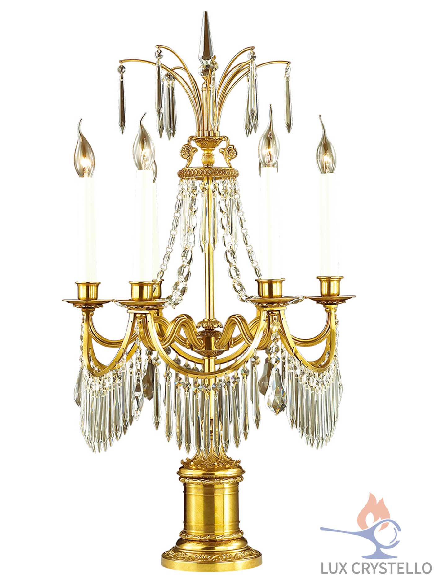 french style Brass table lamps manufacturer-MT1614-6