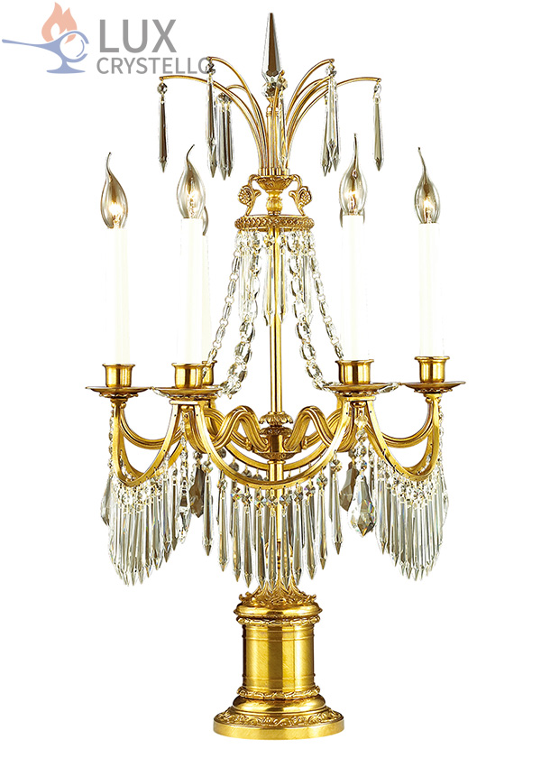 french style Brass table lamps manufacturer-MT1614-6