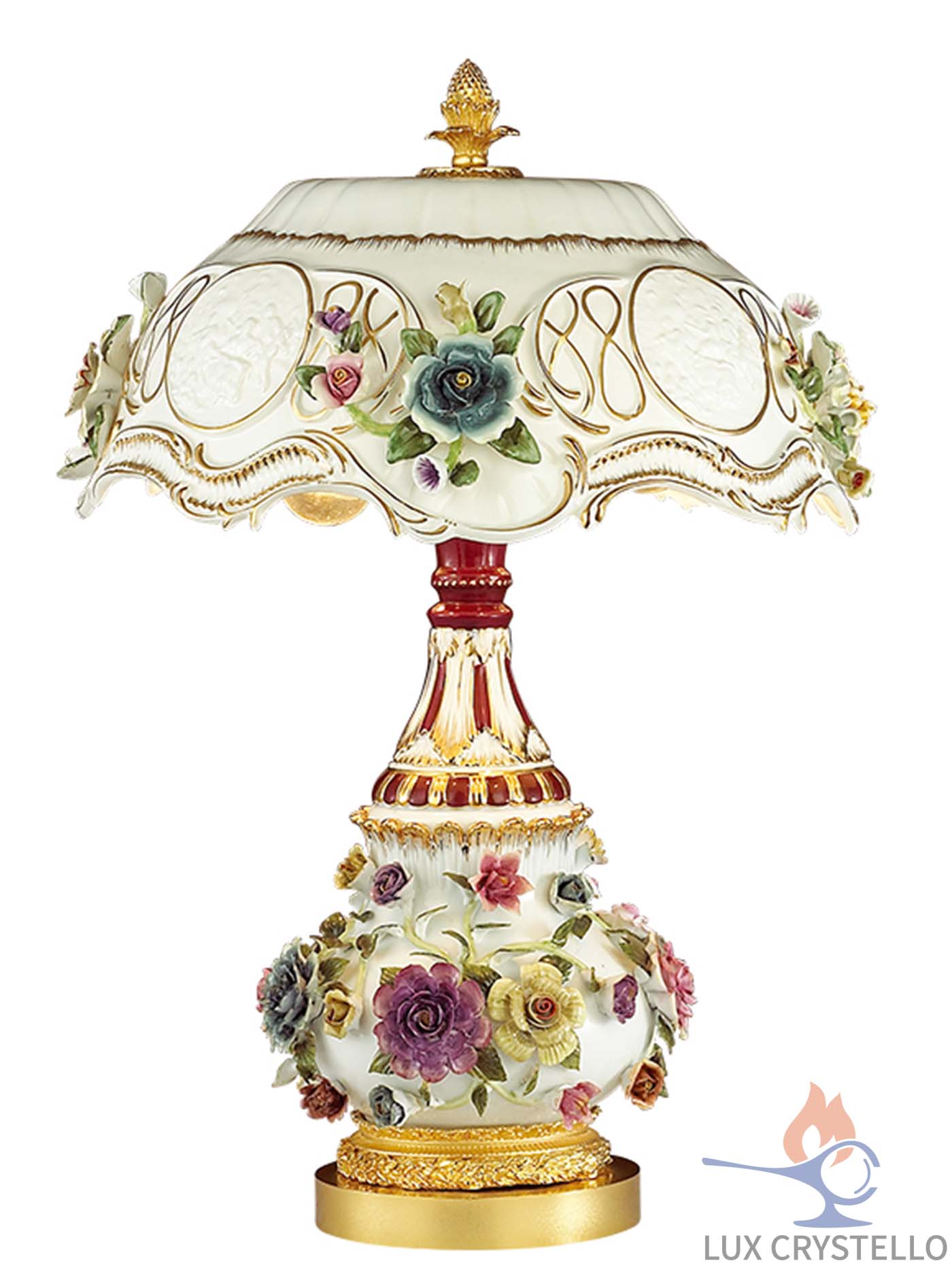 french style Brass table lamps manufacturer-MT1649-4