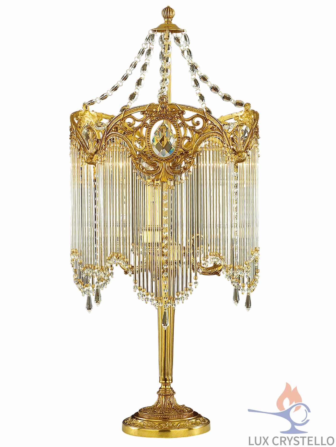 french style Brass table lamps manufacturer-MT1654-3