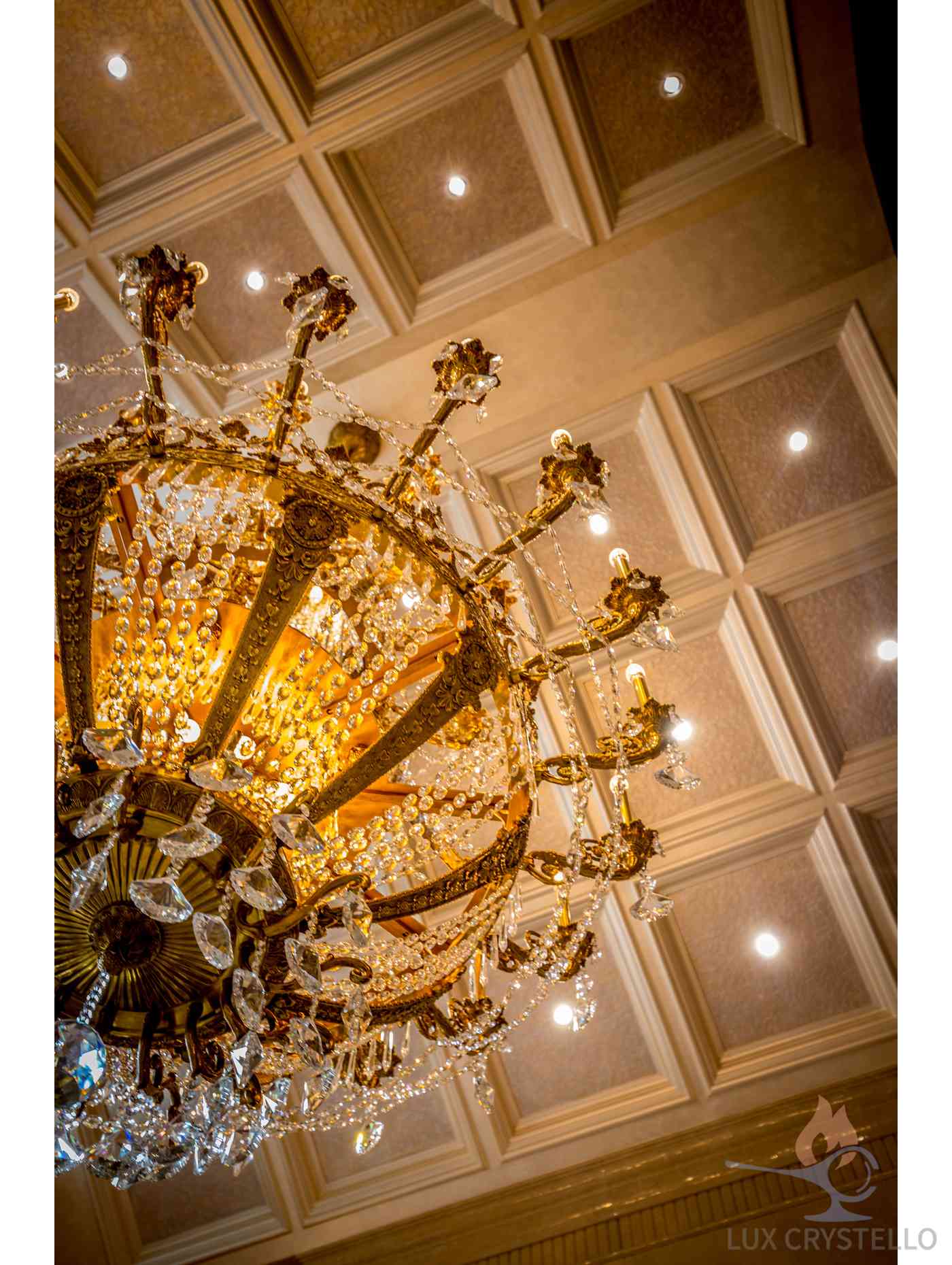 vintage brass chandeliers