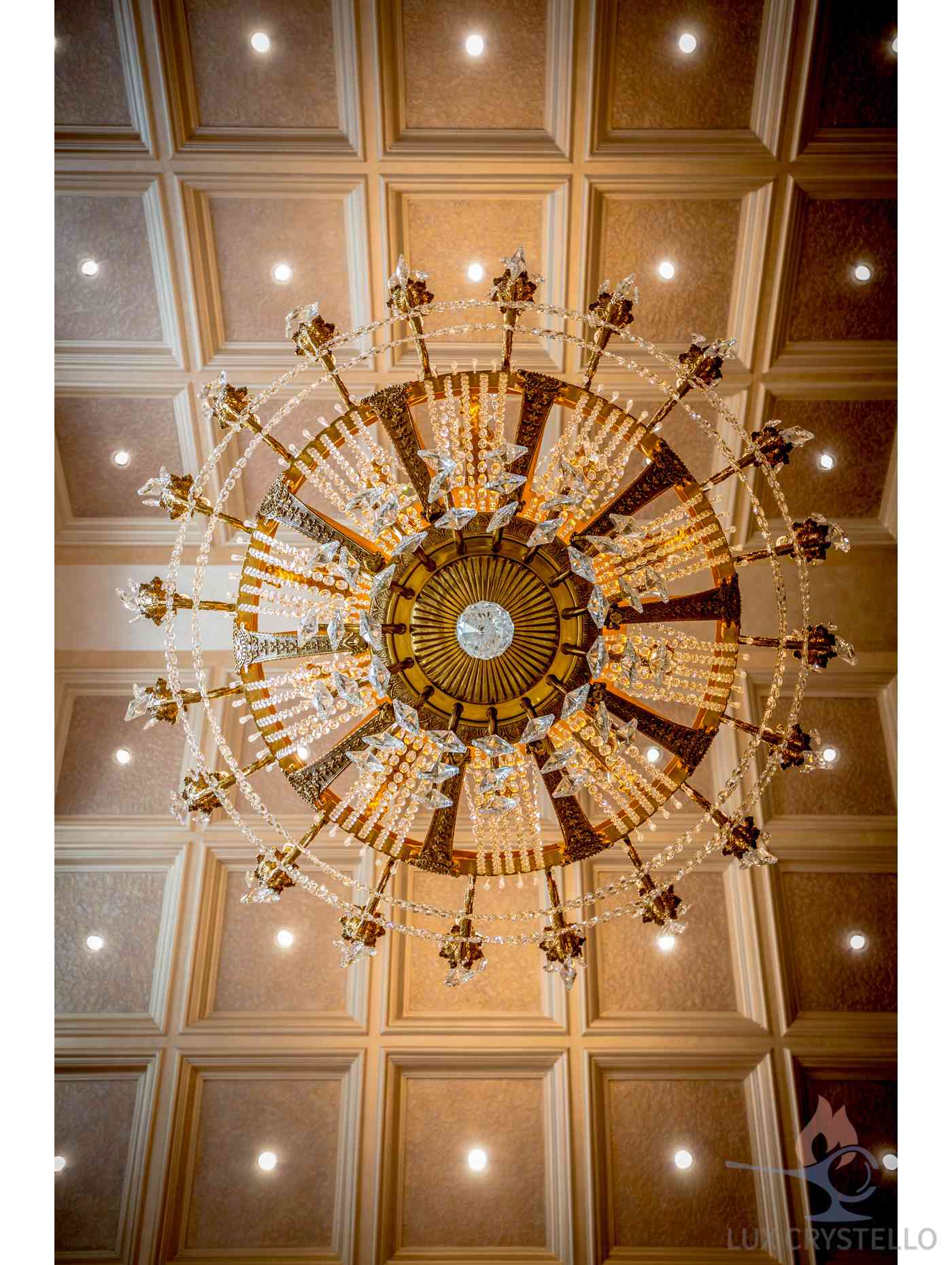 vintage brass chandeliers