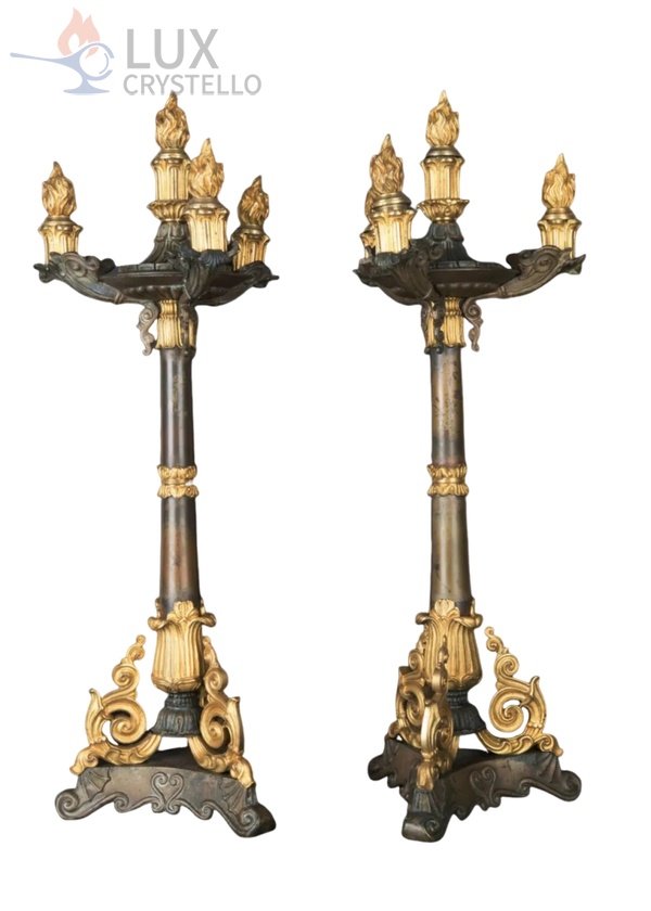 french style Brass Candlesticks manufacturer-brass-candlesticks-075