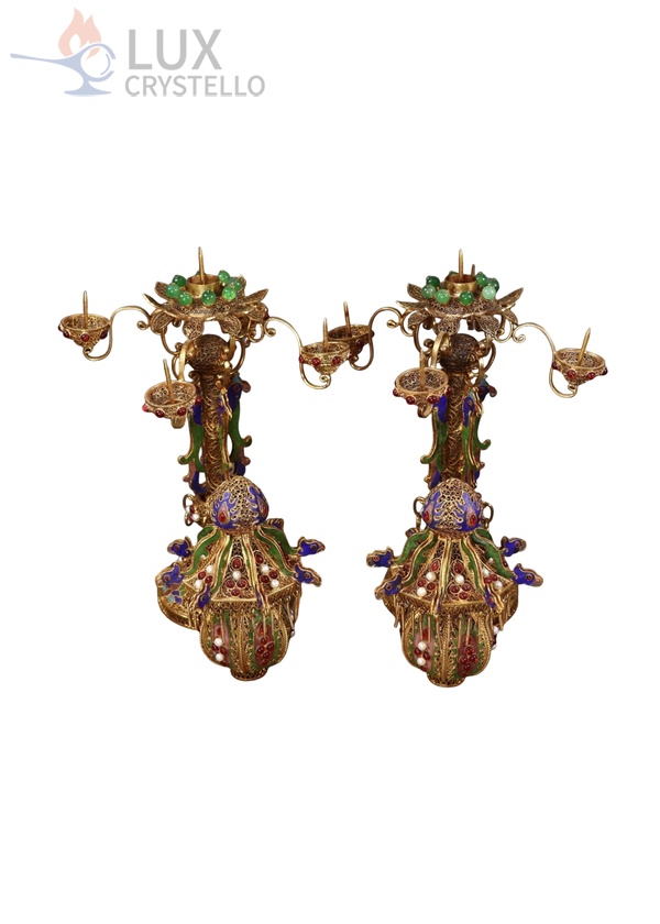 french style Brass Candlesticks manufacturer-brass-candlesticks-117