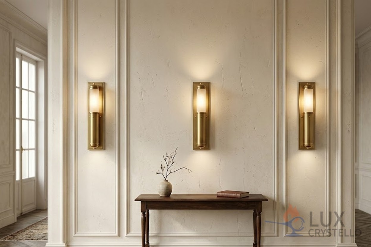 lost wax copper wall mounted light small batch customization