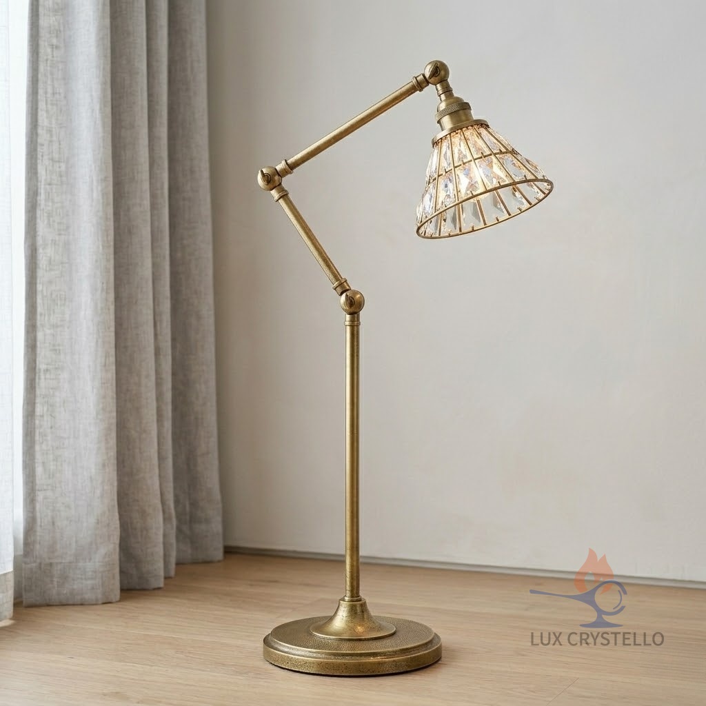 baroque brass floor lamp