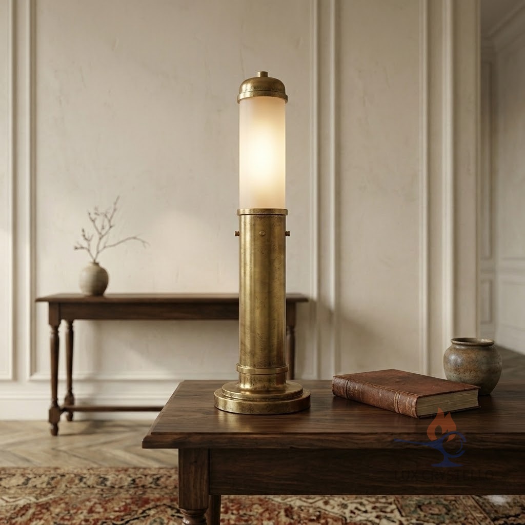 custom lost wax copper antique lamp