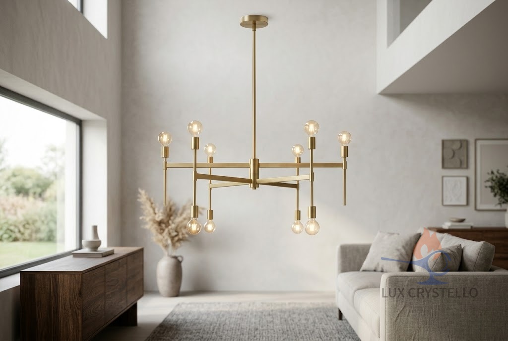 Lost Wax Copper Branch Chandelier Small Batch Customization Lost Wax Copper Branch Chandelier Small Batch Customization