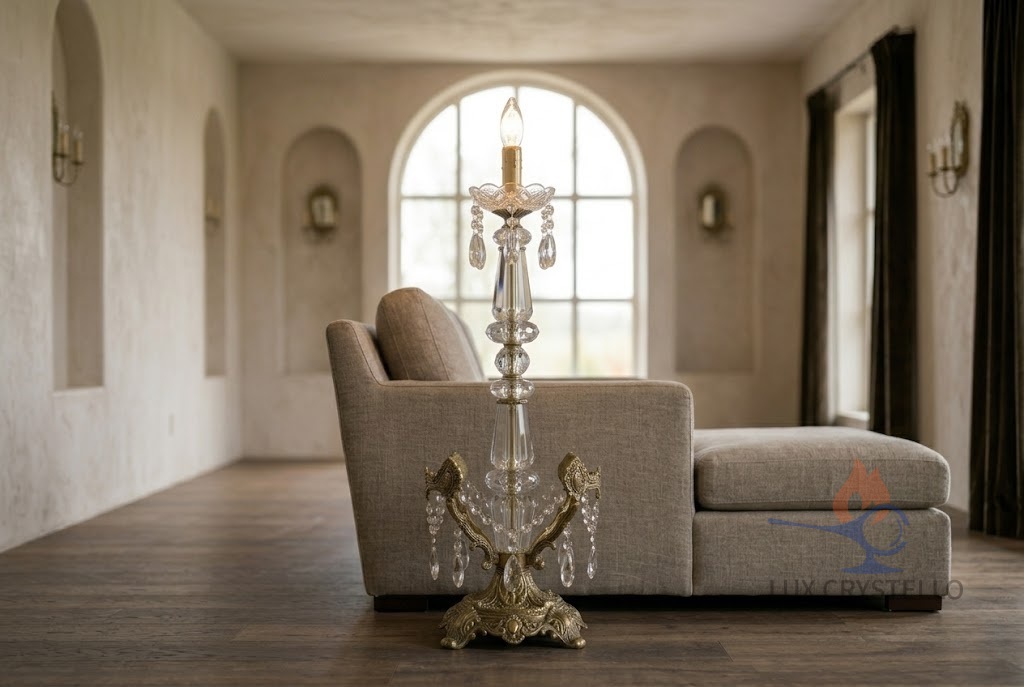 Lost Wax Copper Crystal Floor Lamp – Premium Artisanal Lighting for B2B Buyers Lost Wax Copper Crystal Floor Lamp – Premium Artisanal Lighting for B2B Buyers