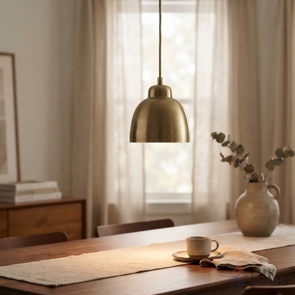 brass ceiling pendant light