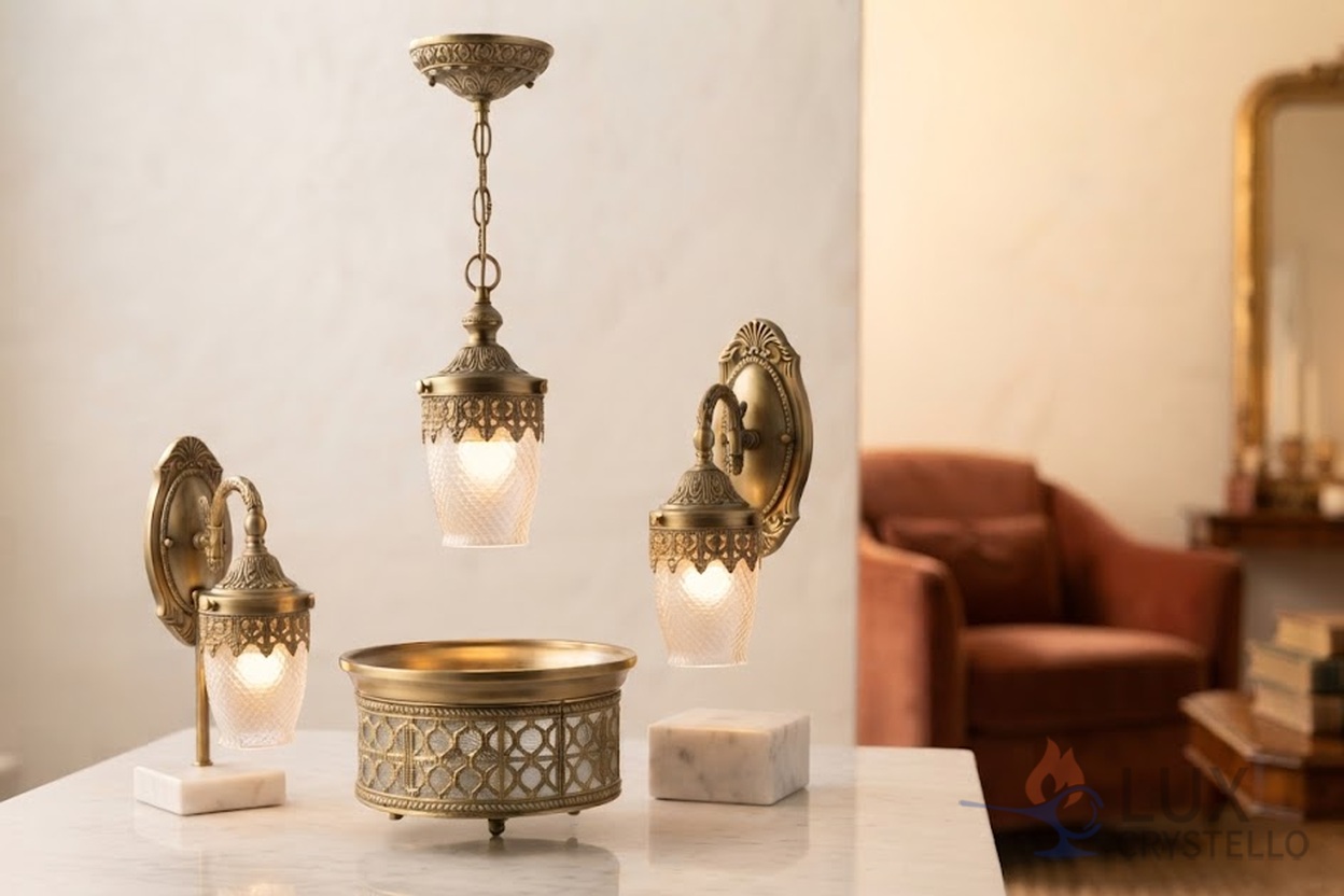 brass decorative light collection