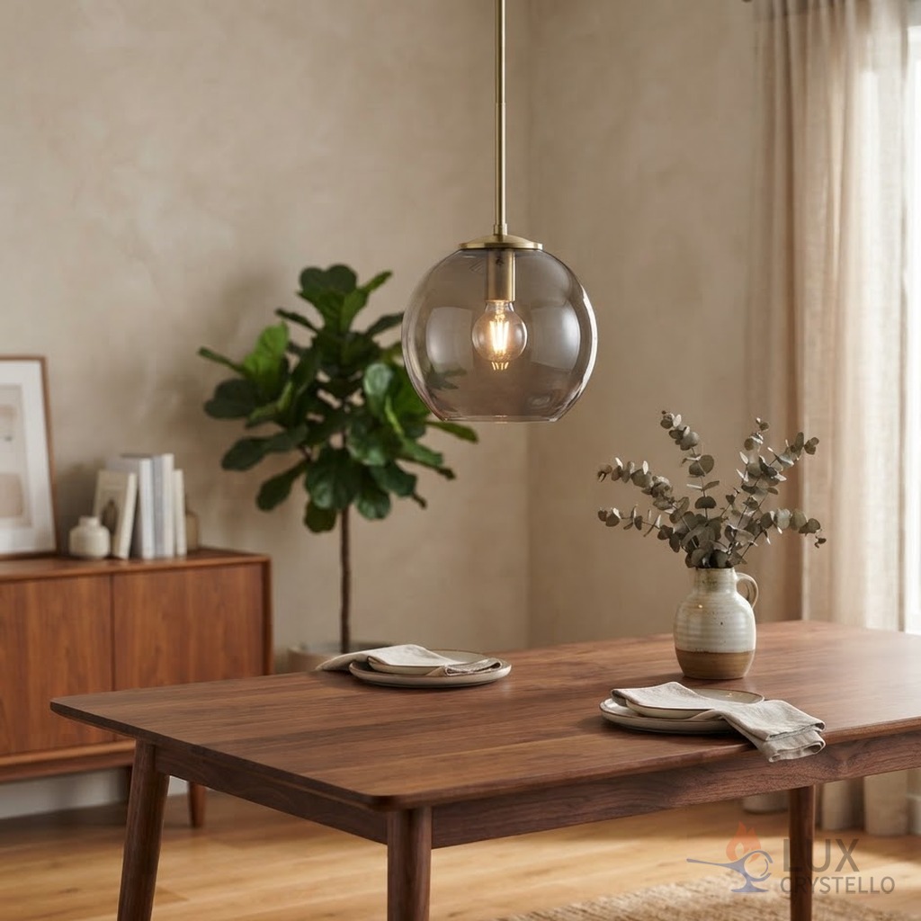brass glass chandelier
