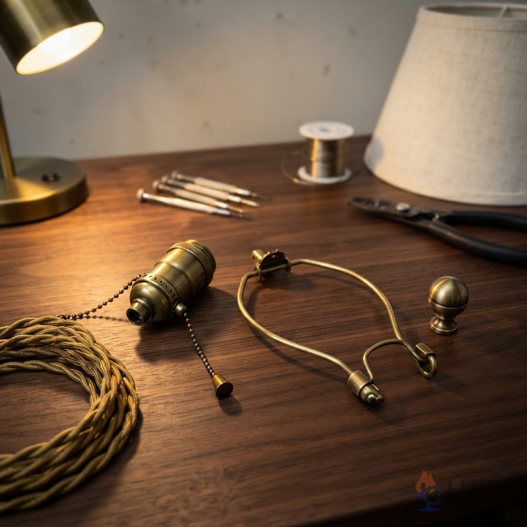 brass table lamp fittings