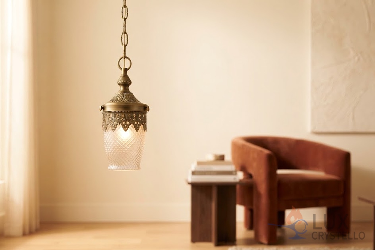 contemporary brass light design
