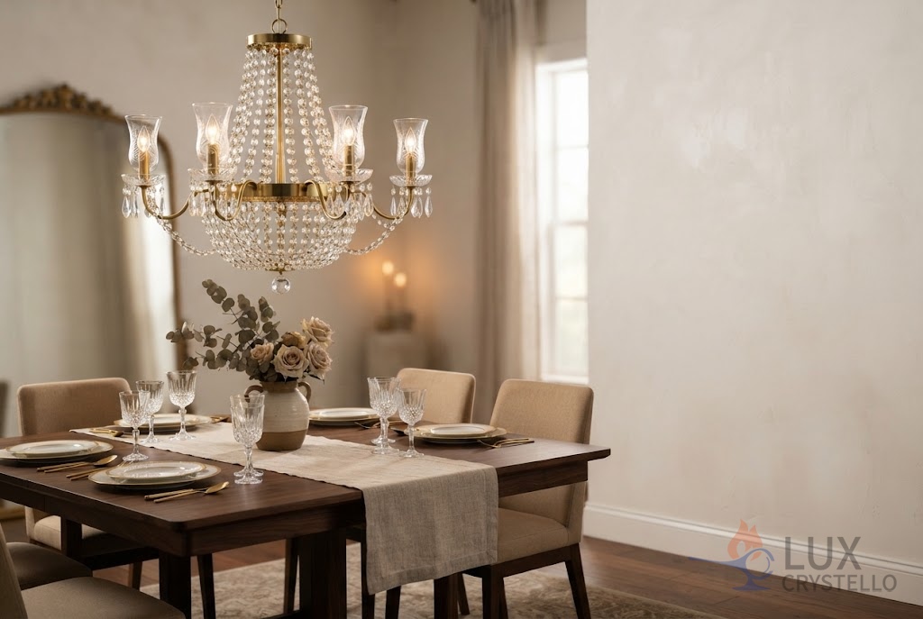 crystal ceiling light fixture