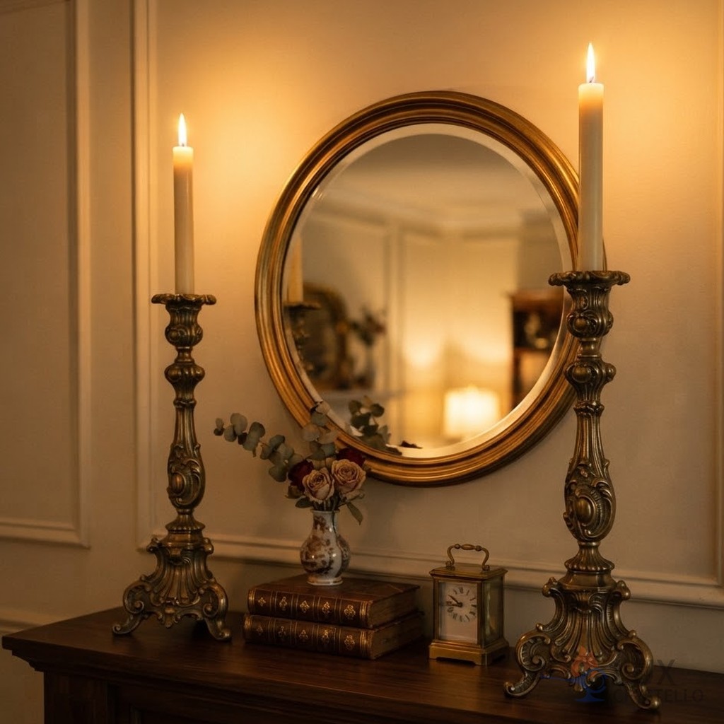 extra tall brass candlesticks