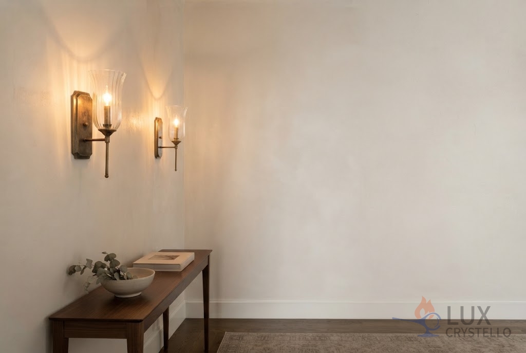 glass wall sconce