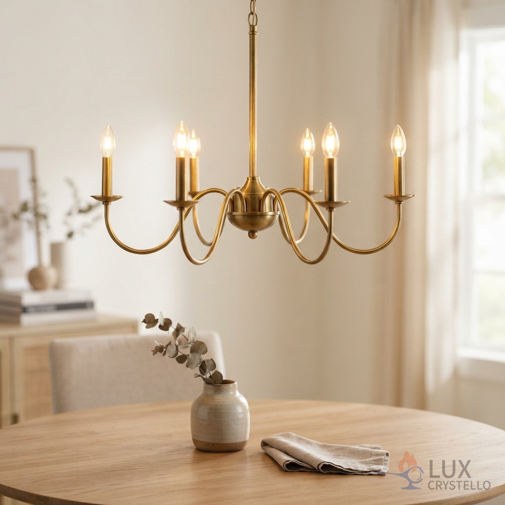 light french brass chandelier