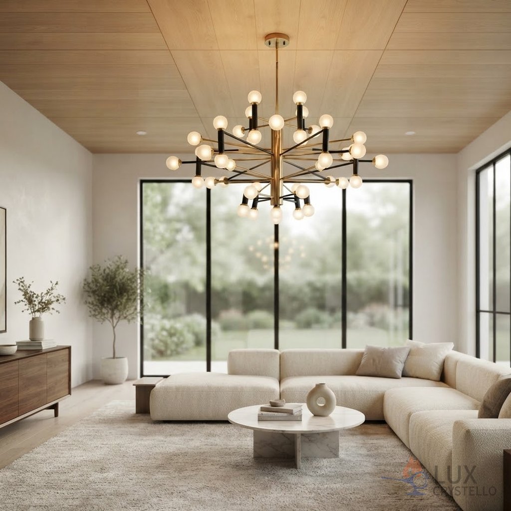 living room chandelier modern